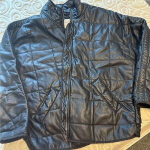 Free People Vegan Leather Jacket